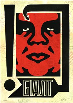 Shepard Fairey: Facing The Giant: 3 Decades Of Dissent - Krasl Art Center