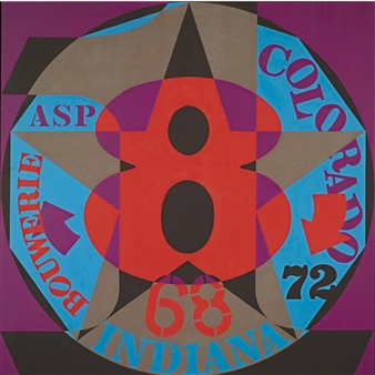 Decade: Autoportrait 1968 - Robert Indiana