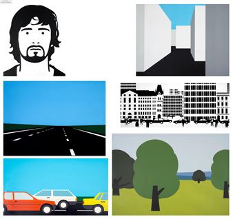 Julian Opie (b.1958) A series of six screenprints - Julian Opie