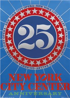 New York City Center Anniversary - Robert Indiana