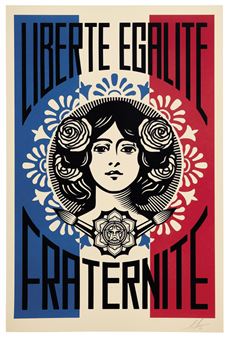 Liberté, egalité, fraternité - Shepard Fairey